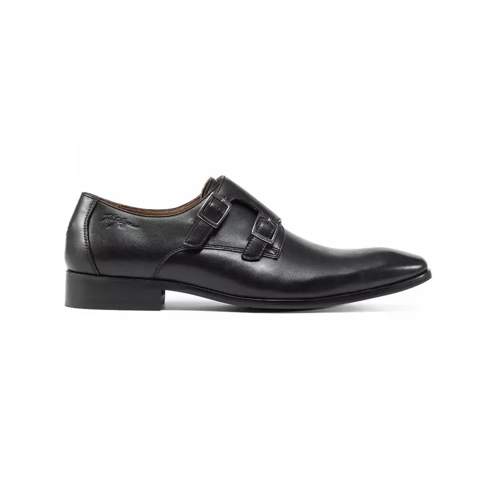 Tommy Hilfiger Men's Summy Double Monk Strap Dress Shoes Size 8.5